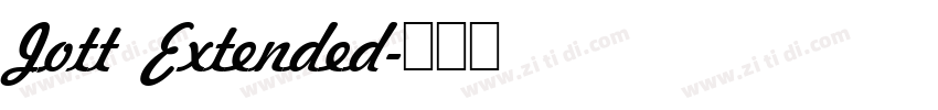 Jott Extended字体转换